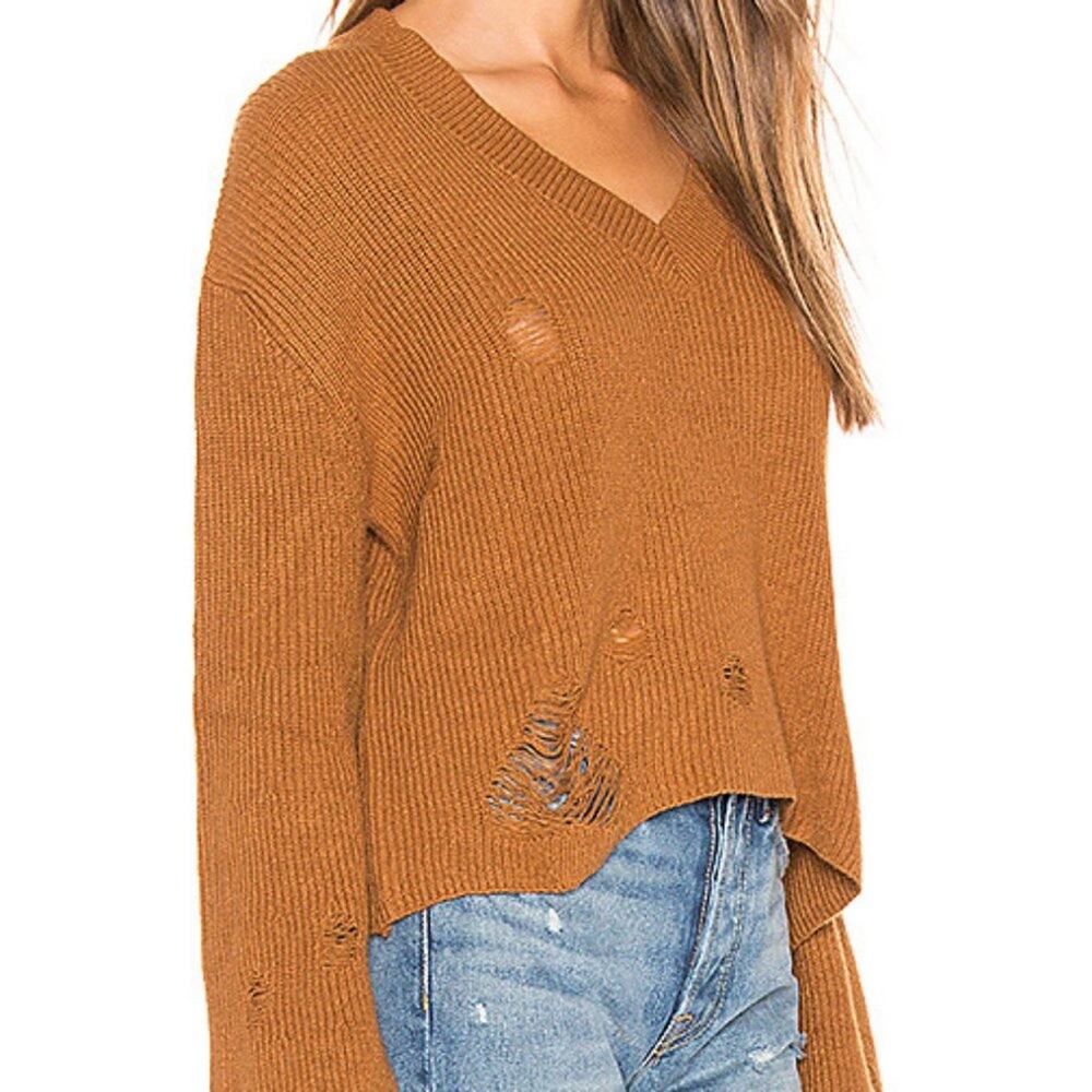 Revolve Distressed Sweater